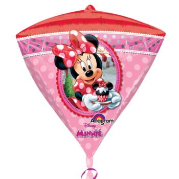 Balon folie metalizata diamondz Minnie Mouse - 43 cm
