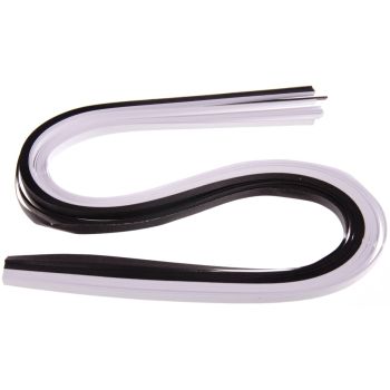 Hartie pentru quilling alb negru 5mm