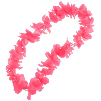 Ghirlanda hawaiana roz neon
