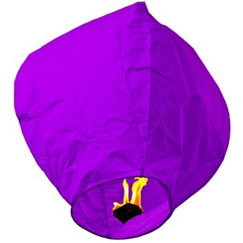 Lampion Zburator mov indigo - 80 cm