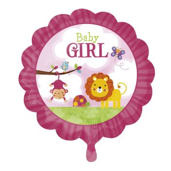 Balon folie metalizata Baby Girl 45 cm