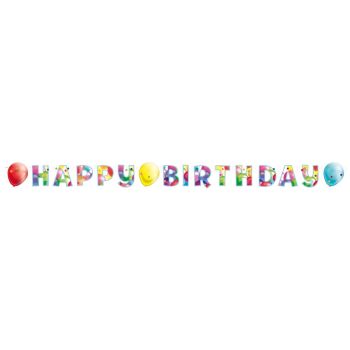 Party banner Happy Birthday Baloane