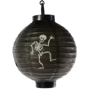 Lampion negru cu led Halloween 25 cm
