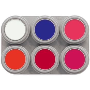 Paleta 6 vopsele fluorescente - Grimas