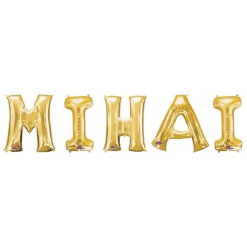 Baloane folie aurii nume MIHAI