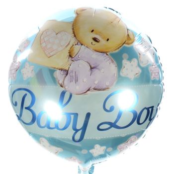 Balon folie bleu Baby Boy 57 cm