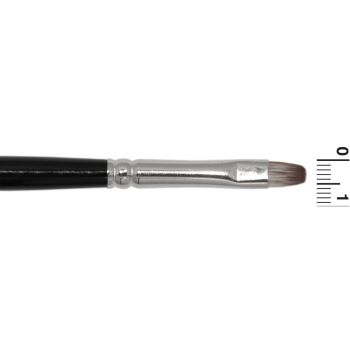 Pensula ovala din par artificial Grimas - IMO 6