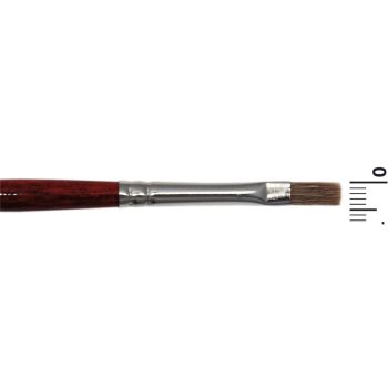 Pensula plata din par natural Ox - Grimas R4