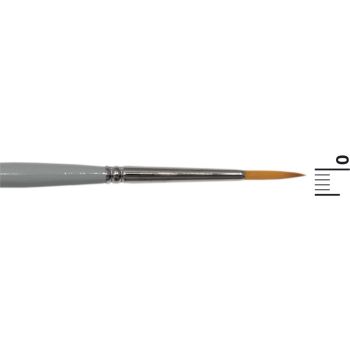Pensula rotunda din par artificial cu fir lung - Grimas S2