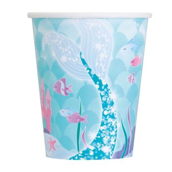8 Pahare sirenă - 270 ml