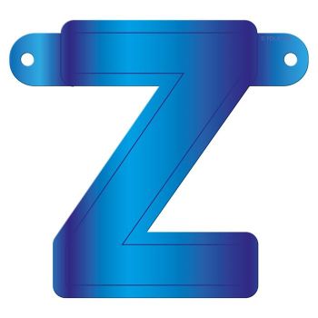 Litera Z albastra pentru banner