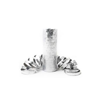 Serpentine din hartie holografica argintie