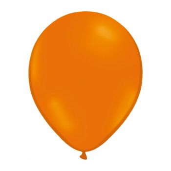 Baloane latex portocalii 25 cm - 100 buc.