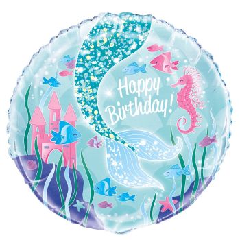 Balon folie sirena 45 cm
