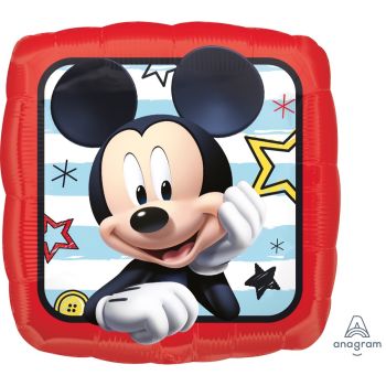 Balon patrat cu Mickey 43 cm