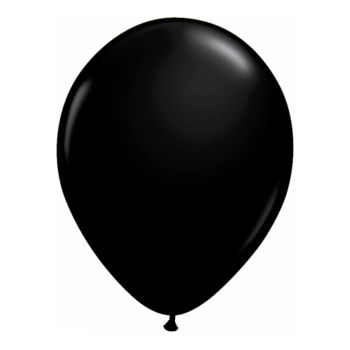 100 baloane negre Gemar- 30 cm