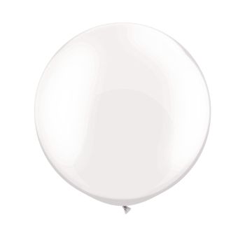 Balon Jumbo alb 80 cm