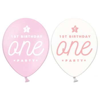 10 baloane First Birthday One 30 cm