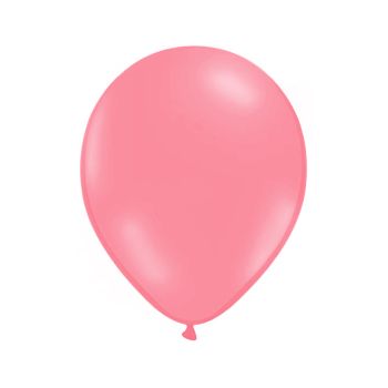 100 Baloane metalice roz neon - 23 cm