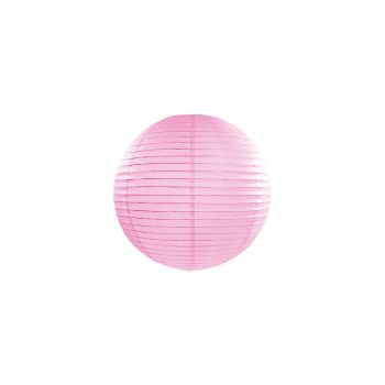 Lampion decorativ roz deschis 35 cm