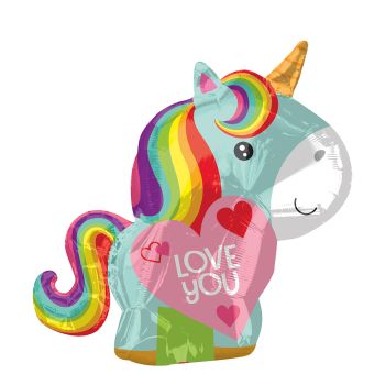 Balon folie unicorn 43 x 53 cm