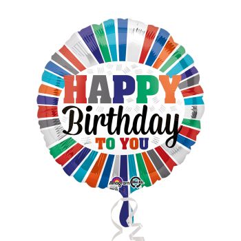 Balon Happy Birthday to you - 43 cm