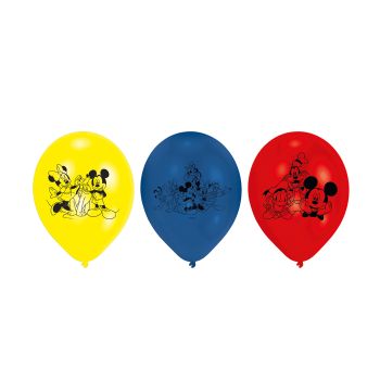 6 baloane Mickey Mouse 22 cm