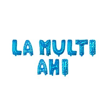 Baloane folie LA MULTI ANI bleu - 40 cm