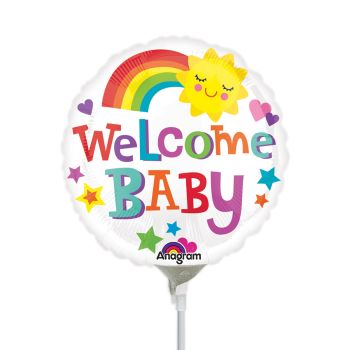 Balon folie Welcome Baby 23 cm