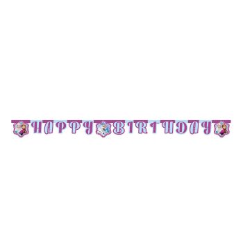 Banner litere Happy Birthday Frozen