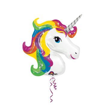 Balon supershape Unicorn magic party 83 x 73 cm