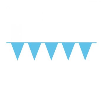 Banner stegulete bleu - 10 m