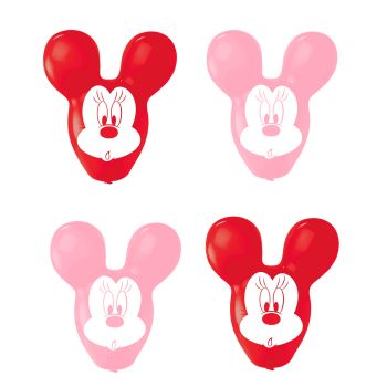 4 baloane uriase Minnie Mouse - 55.8 cm