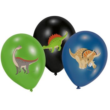 6 baloane Dinozauri - 28 cm	