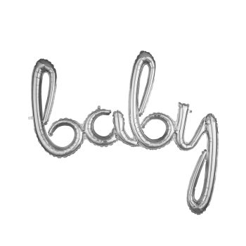 Balon Baby argintiu