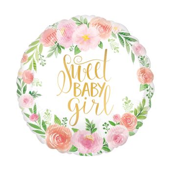 Balon Sweet Baby Girl 45 cm