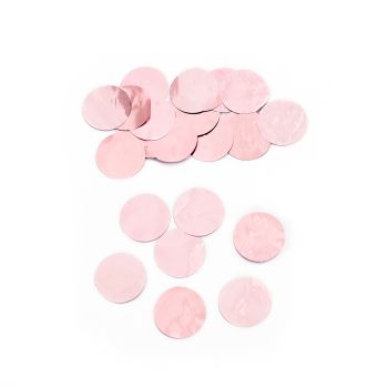 Confetti rotunde roz - 15 gr