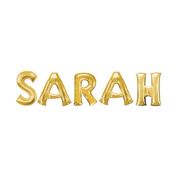 Baloane folie aurii nume SARAH