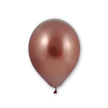 50 baloane mirror cupru - 27 cm