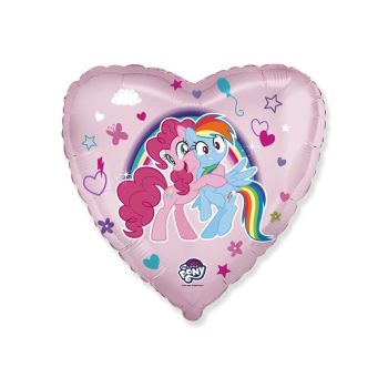 Balon inima My Little Pony- 45 cm