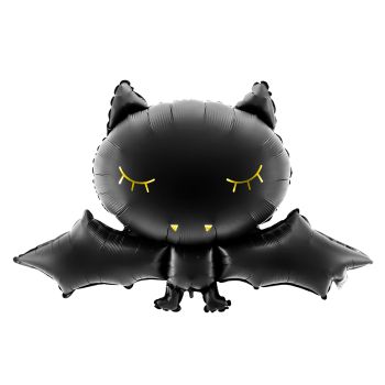 Balon negru liliac - 80 x 52 cm