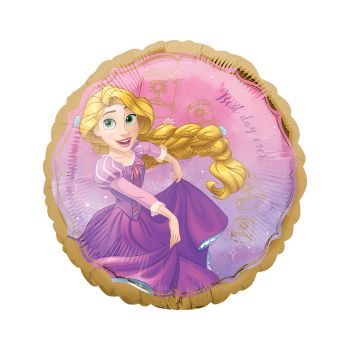 Balon rotund Rapunzel- 43 cm