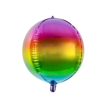 Balon sfera rainbow - 40 cm