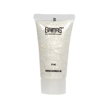 Gel Grimas cu sclipici argintiu- 8 ml