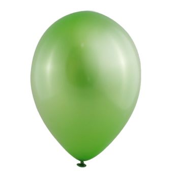 100 baloane verzi metalice - 20 cm
