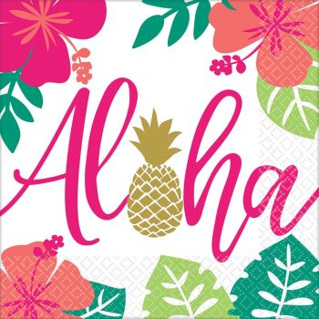 16 servetele Aloha - 33 x 33 cm