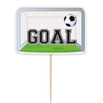 6 decorațiuni fotbal pentru prăjituri