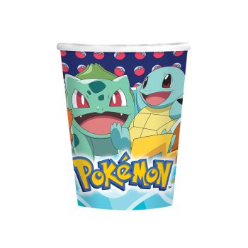 8 pahare Pokemon - 250 ml