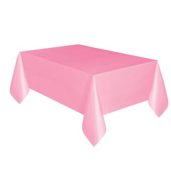Față de masă roz pastel 137 x 274 cm