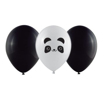 10 baloane cu Panda - 30 cm